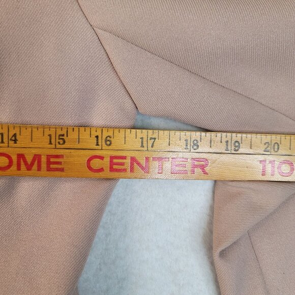 70s Levi Women Blazer Size 6 Woven Western Taupe Autumn Earthy Natural Deadstock - Picture 11 of 11